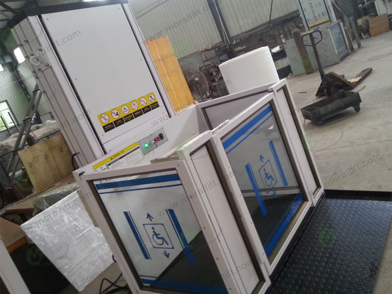 Aluminum wheelchair lift