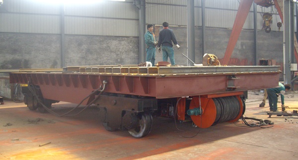 Cable drum transfer cart