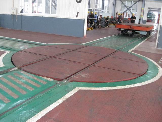 Railway turntable
