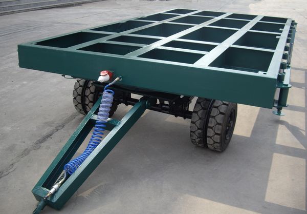 Towed transfer cart
