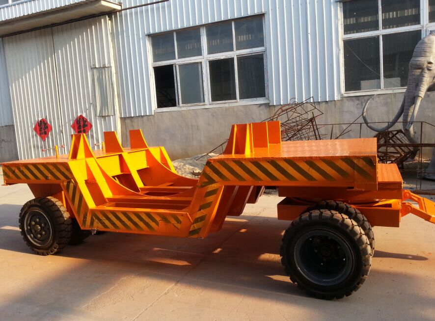 Towed transfer cart