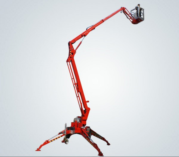 Trailer boom lift