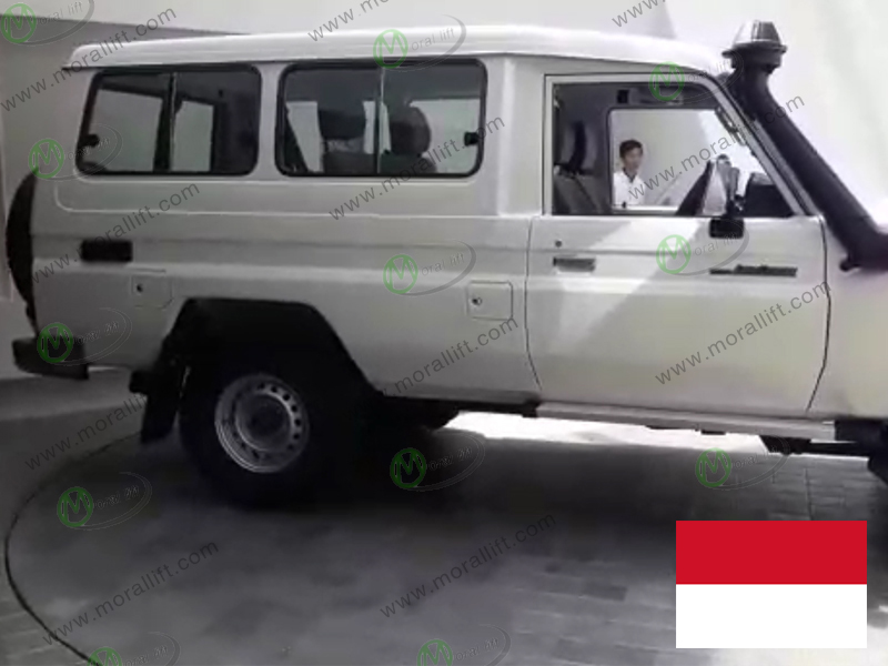 Car Lifting With Rotating Platform In  Indonesia
