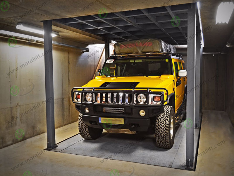 Double deck car lift