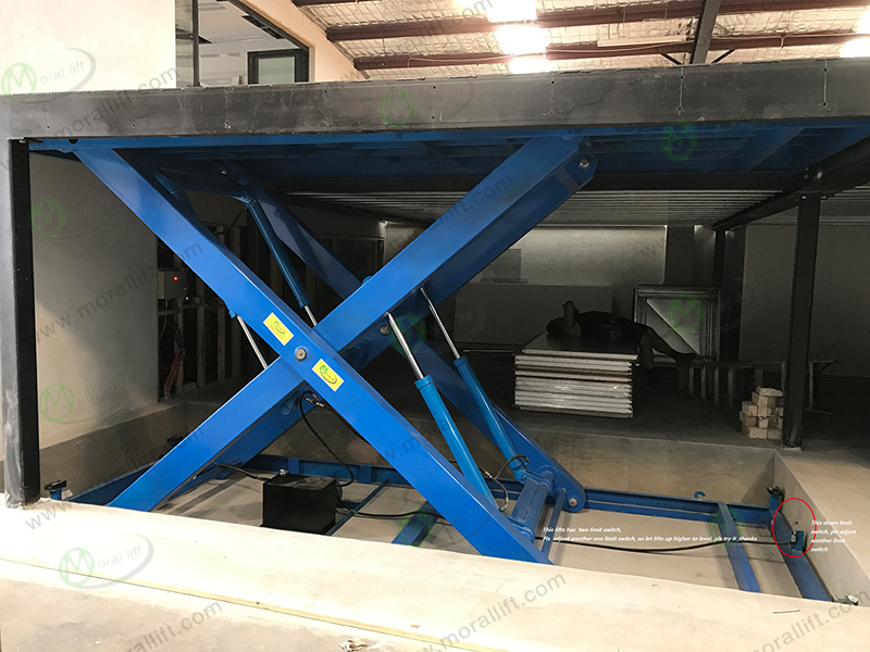 Single scissor car lift