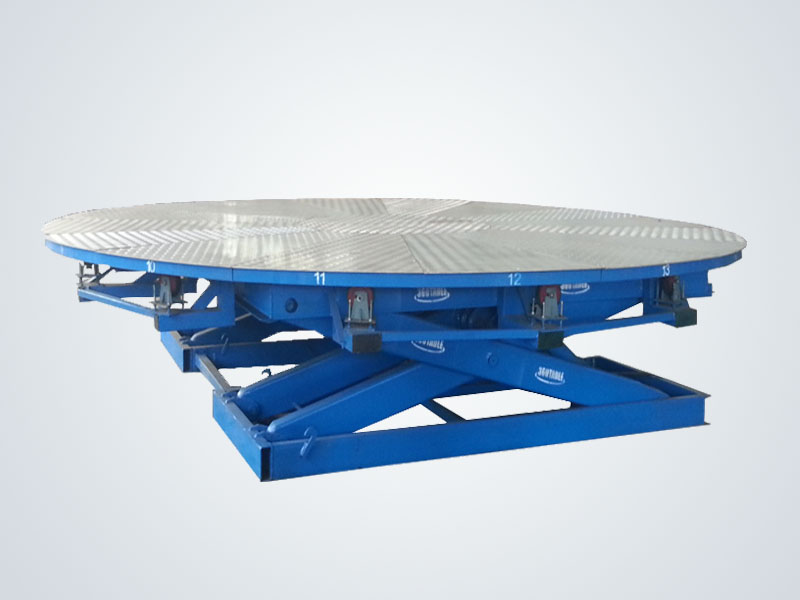 Lifting with revolving platform