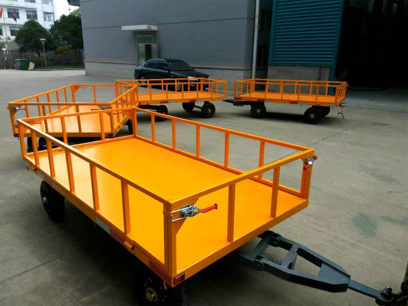 Towed transfer cart