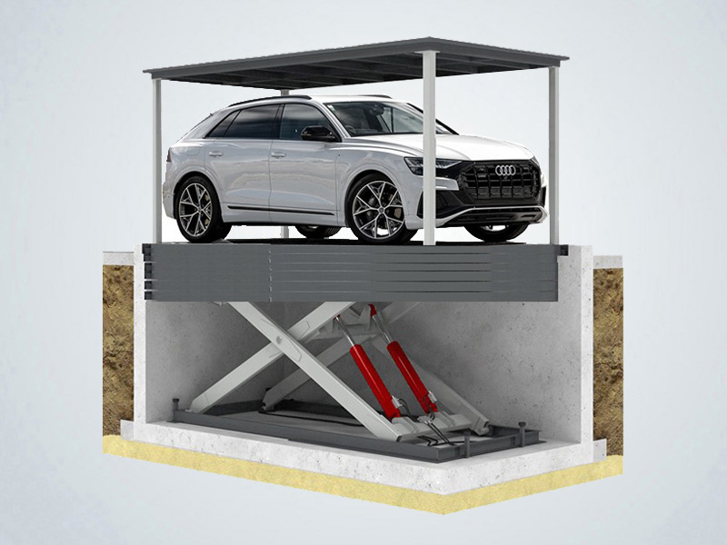 Double deck car lift