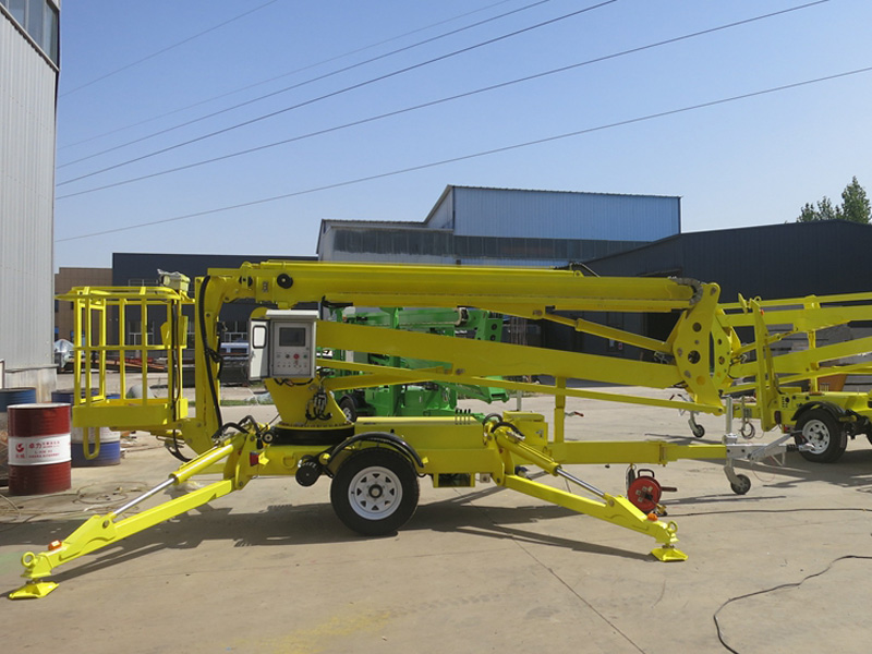 Trailer boom lift