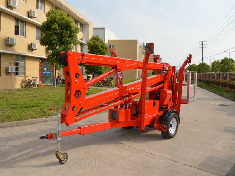 Trailer boom lift